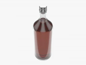 Whiskey bottle 03 3D Model