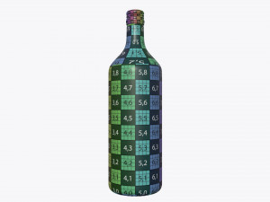 Whiskey bottle 03 3D-Modell