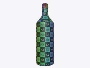 Whiskey bottle 03 3D Model