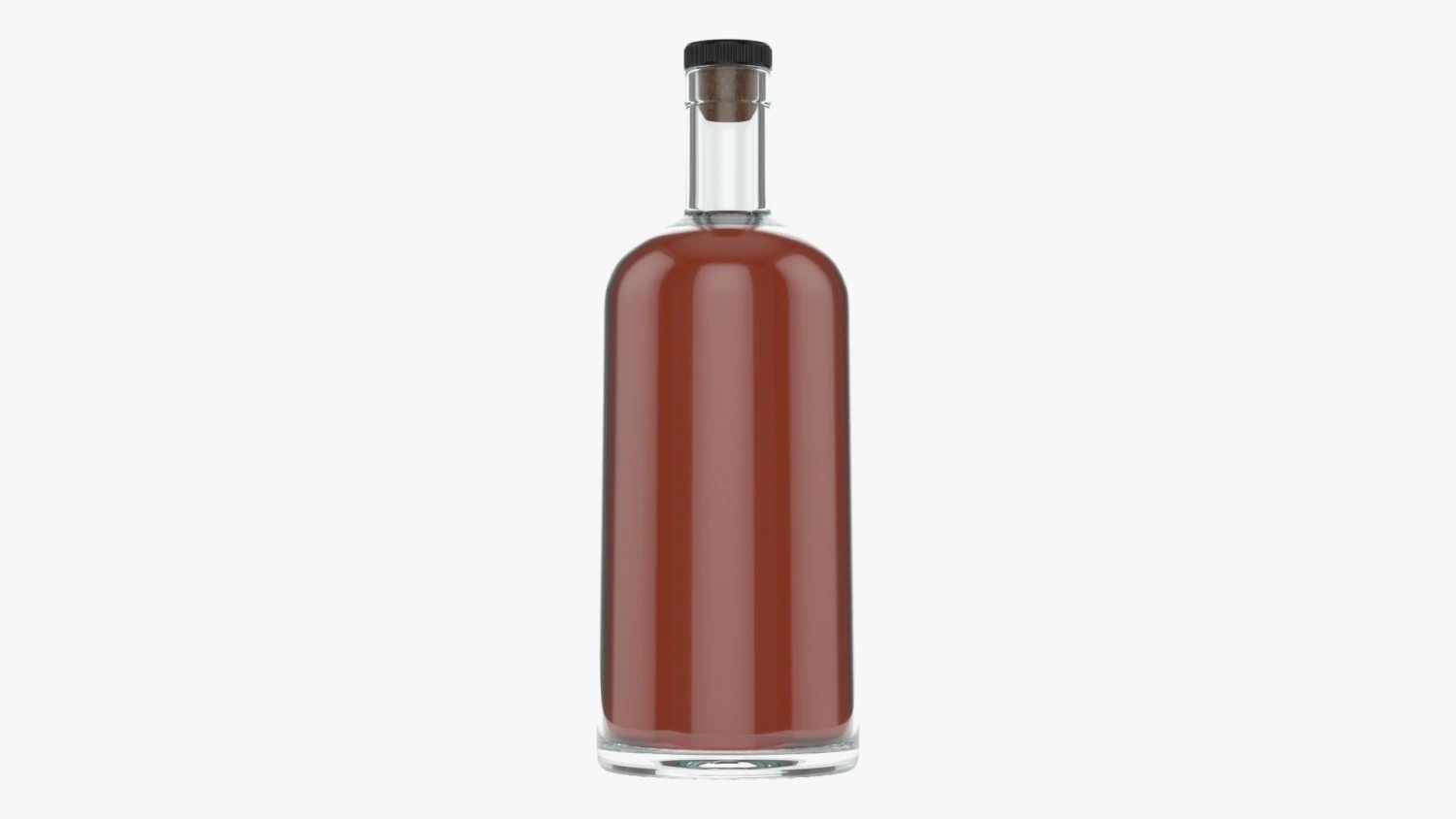 Whiskey bottle 04 3D Model .c4d .max .obj .3ds .fbx .stl .blend 