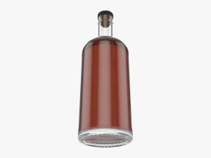 Whiskey bottle 04 3D Model