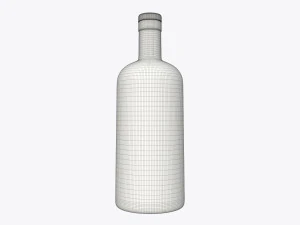 Whiskey bottle 04 3D Model