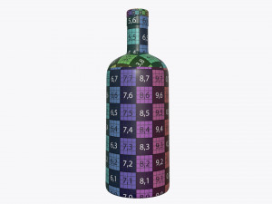 Whiskey bottle 04 Modelo 3D