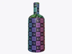 Whiskey bottle 04 3D Model