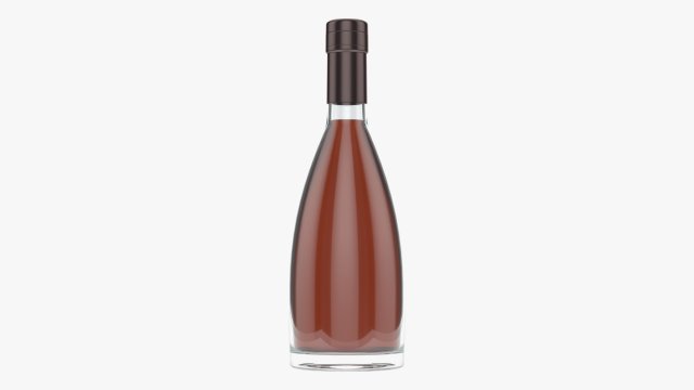 Whiskey bottle 05 Model 3D .c4d .max .obj .3ds .fbx .stl .blend 