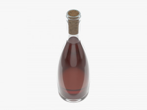 Whiskey bottle 05 Model 3D