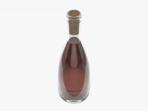 Whiskey bottle 05 3D Model