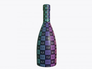 Whiskey bottle 05 Model 3D
