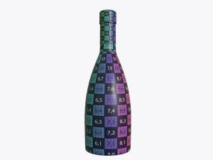 Whiskey bottle 05 3D Model