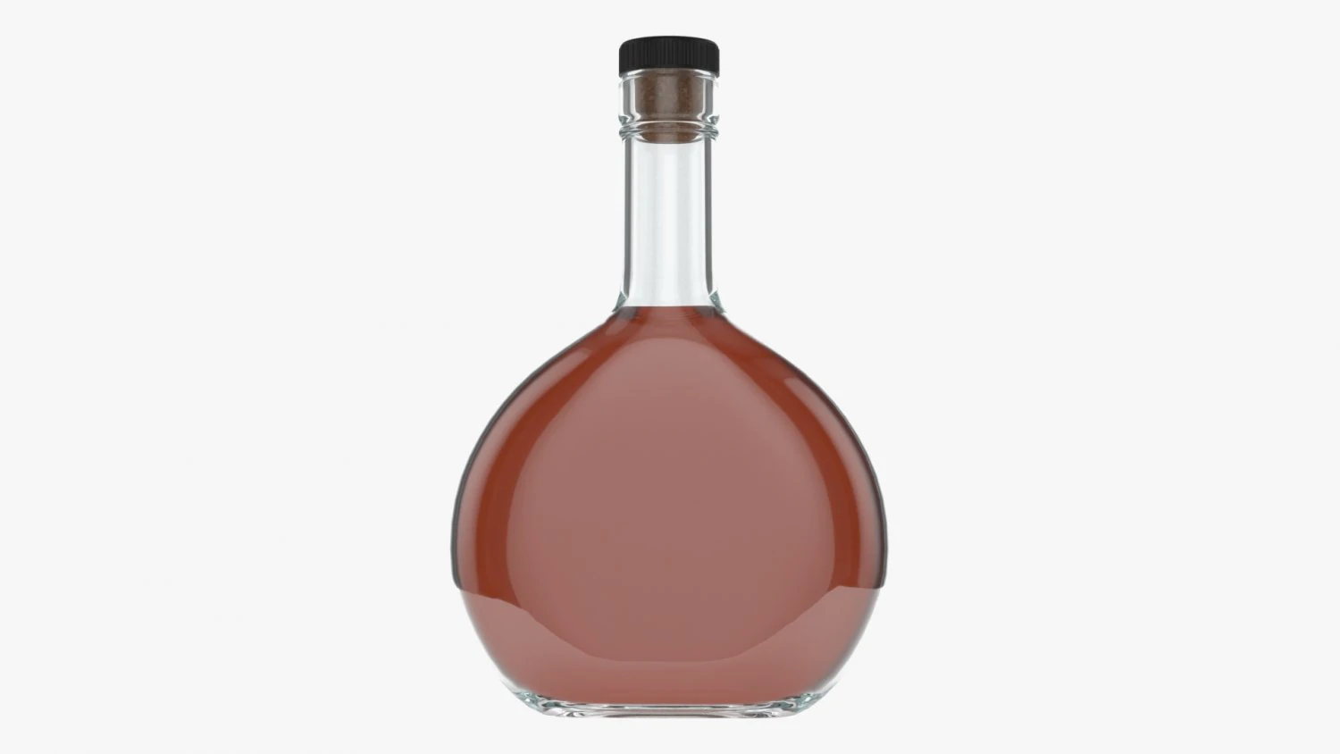 Whiskey bottle 06 3D Model .c4d .max .obj .3ds .fbx .stl .blend