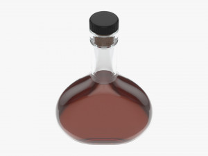 Whiskey bottle 06 3D Model