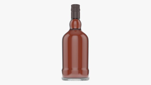 Whiskey bottle 07 3Dモデル .c4d .max .obj .3ds .fbx .stl .blend 