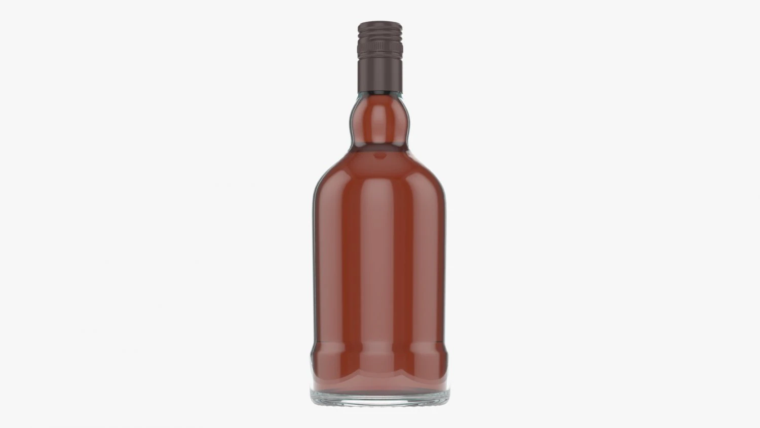 Whiskey bottle 07 3D Model .c4d .max .obj .3ds .fbx .stl .blend 