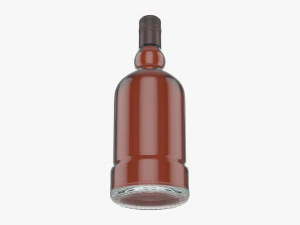 Whiskey bottle 07 3D Model