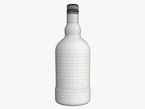 Whiskey bottle 07 3D Model