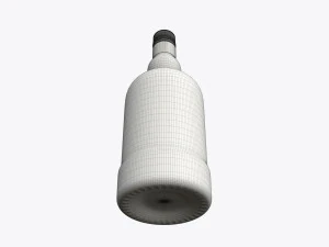 Whiskey bottle 07 3D Model