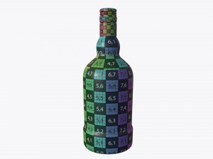 Whiskey bottle 07 3Dモデル