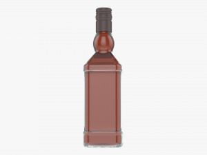 Whiskey bottle 08 3D Model