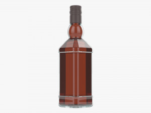 Whiskey bottle 08 Modelo 3D