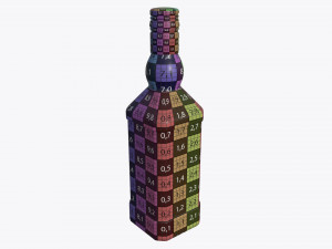 Whiskey bottle 08 Modelo 3D