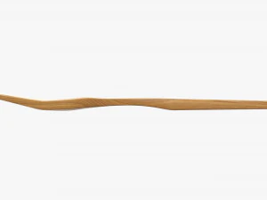 Cubiertos de tenedor de madera Modelo 3D