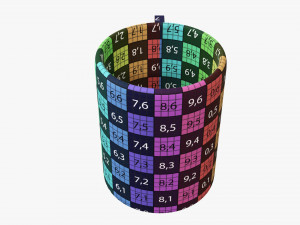Wooden mug big tableware 3D मॉडल