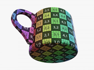 Wooden mug tableware 3D Modell