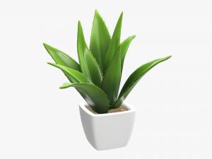 Artificial cactus composition 01 Modelo 3D