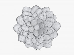 Artificial cactus composition 02 3D Model