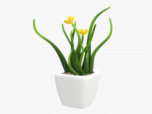 Artificial plant 02 Modelo 3D