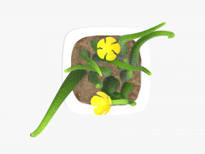 Artificial plant 02 Modelo 3D