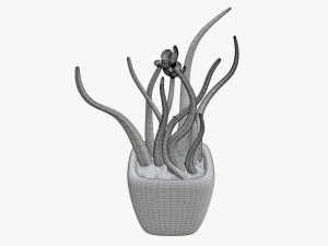 Artificial plant 02 3D Model