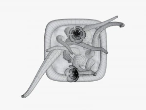 Artificial plant 02 3D Model