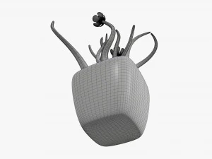 Artificial plant 02 3D Model