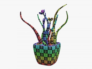 Artificial plant 02 Modelo 3D