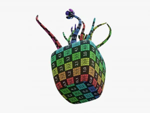 Artificial plant 02 3D Model