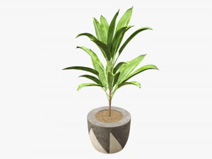 Artificial plant 04 3D Model