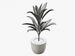 Artificial plant 04 3D Model