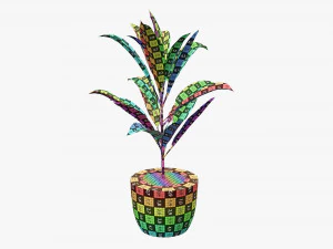 Artificial plant 04 3D Model