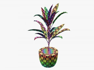 Artificial plant 04 3D Model