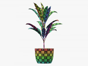 Artificial plant 04 3D Model