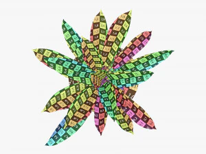 Artificial plant 04 3D Model