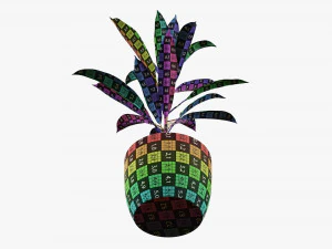 Artificial plant 04 3D Model