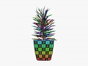 Artificial plant 05 3D Model