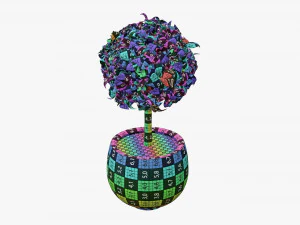 인공식물 07 3D 모델