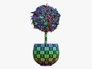 인공식물 07 3D 모델