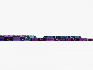Barbell weight plate set 3D Modell