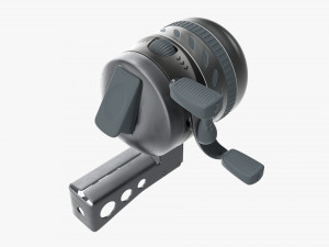 Bowfishing spinning reel Modelo 3D