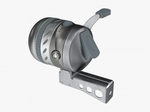 Bowfishing spinning reel Modelo 3D