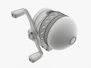 Bowfishing spinning reel Modelo 3D